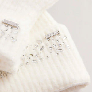 Keriis scarf and beanie set in cream