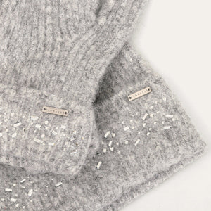 Keriis scarf and beanie set in grey