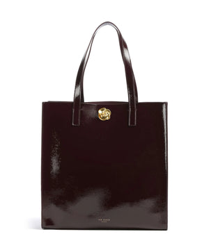 Rosenni large shopper in wine
