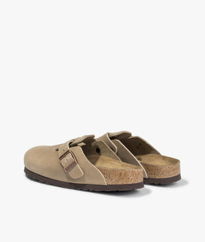 Boston clog in Tabacco brown
