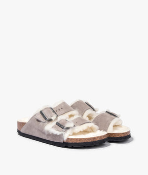 Arizona shearling in stone
