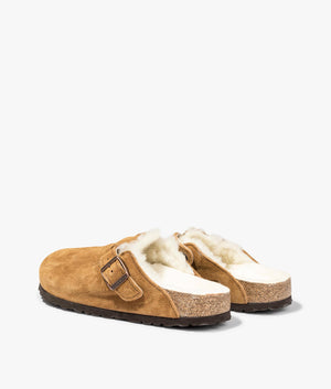 Boston shearling suede in mink
