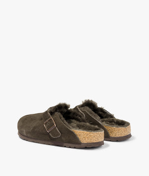 Boston shearling suede in mocca