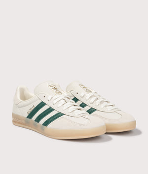adidas gazelle silver green womens Adidas | Gazelle trainers in Cream White, Green, Gum