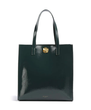 Rosenni large shopper in dark green