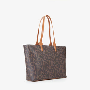 Regina Re shopper in moro and naturale