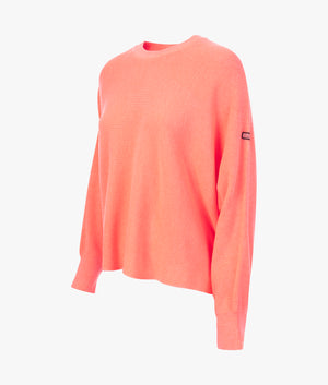 Sanderson knit in atomic coral
