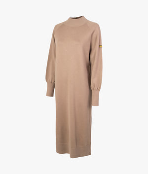 Aprila midi knit dress in camel