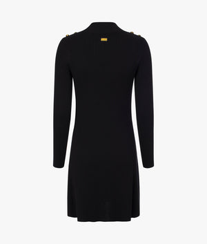 Enfield knit dress in black