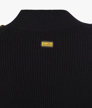 Enfield knit dress in black
