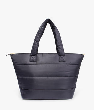 International monaco large quilted tote in black