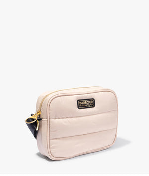 International monaco quilted crossbody in oat