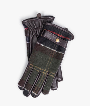 Aubrey waterproof classic tartan gloves