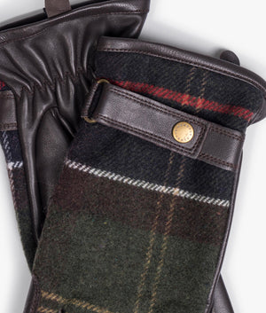 Aubrey waterproof classic tartan gloves