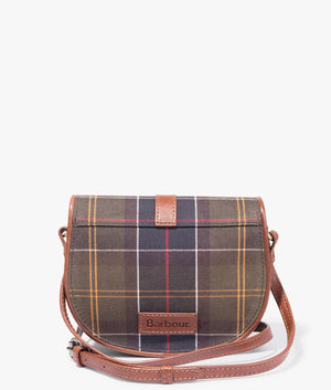 Katrine classic tartan leather trim crossbody
