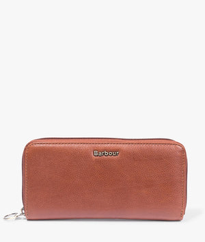 Laire leather matinee purse in brown