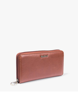 Barbour Laire leather matinee purse in brown EQVVS Womens