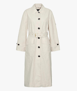 Aldrin showerproof coat in blanc