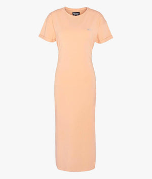 Whitson midi dress in peach melba
