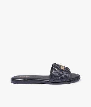 Kinghorn quilted slide in black