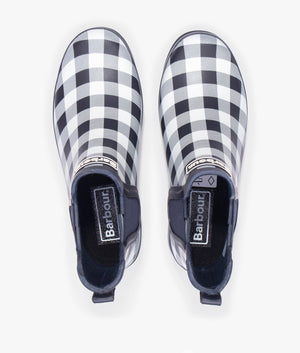 Mallow ankle wellington in navy check