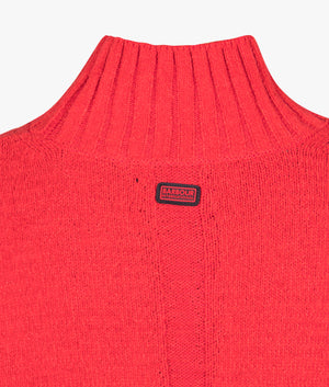 Milla knitted jumper in scarlet