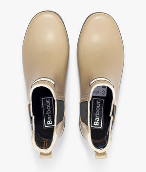 Mallow ankle boot in sandstone and black