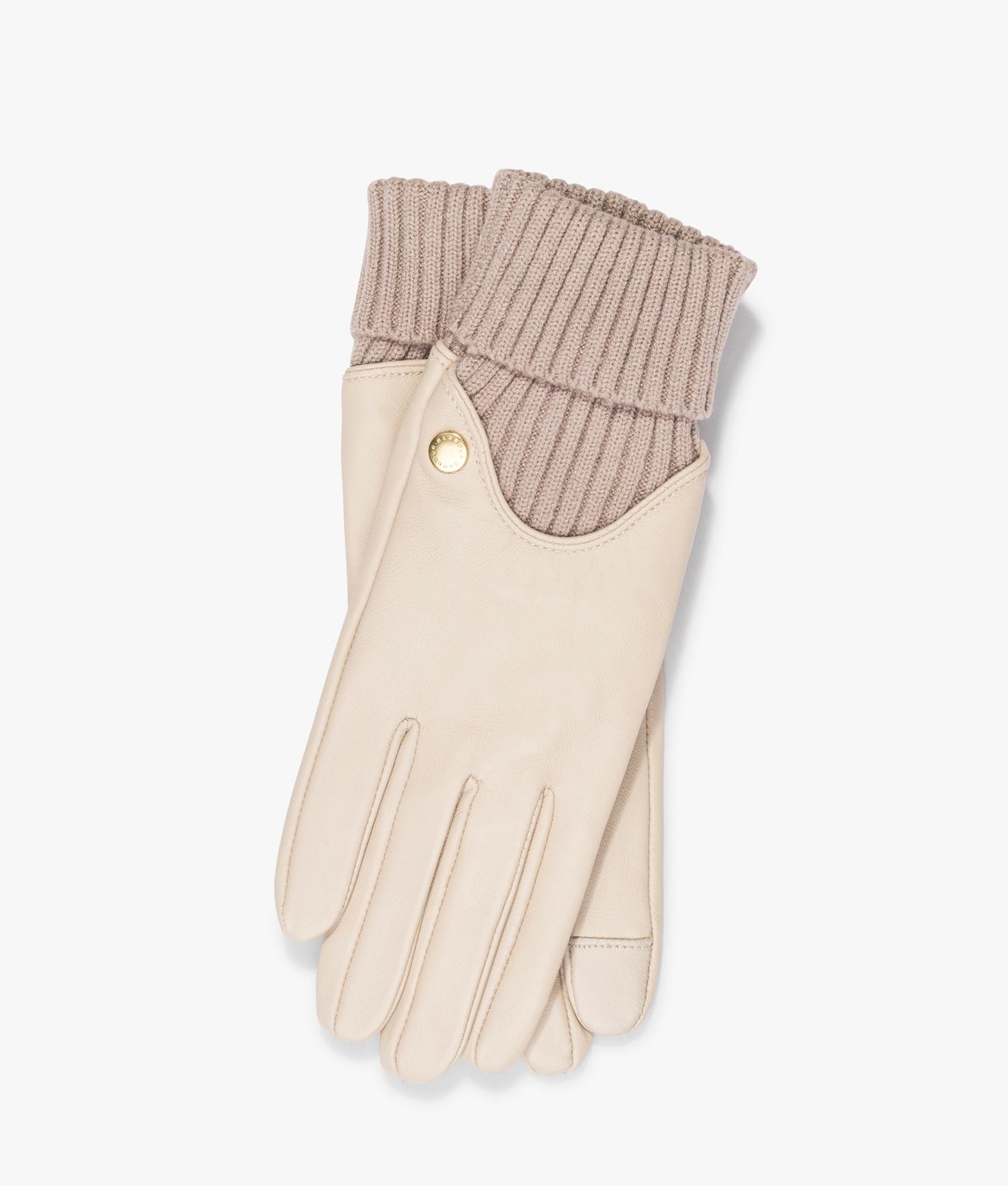 Barbour Deanna leather glove in eggshell EQVVS Womens