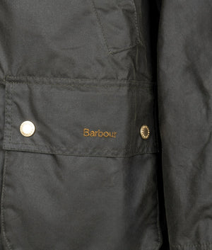 Esther wax jacket in archive olive