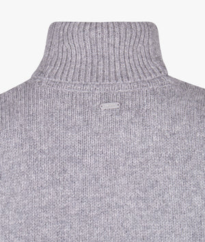 Beatrix knitted dress in grey marl