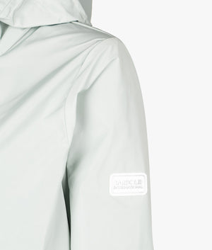 Piper showerproof jacket in light steel blue