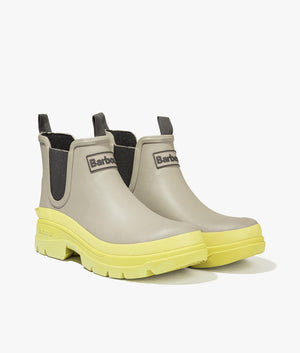 Nimbus chelsea wellington boot in dusky green