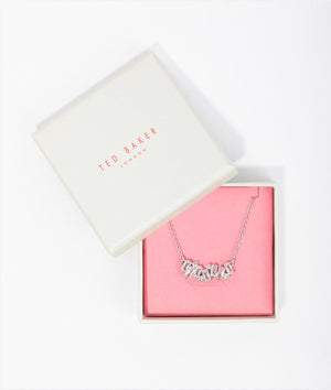 Clarita crystal cluster necklace