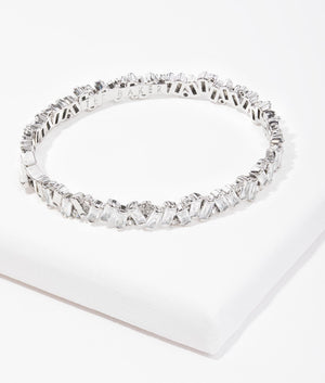 Clarina crystal cluster bangle