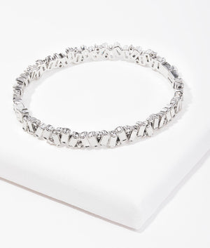 Clarina crystal cluster bangle