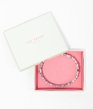 Clarina crystal cluster bangle