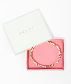 Clarina blue crystal cluster bangle
