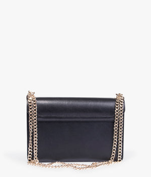 Jorjey flower eyelet crossbody in black
