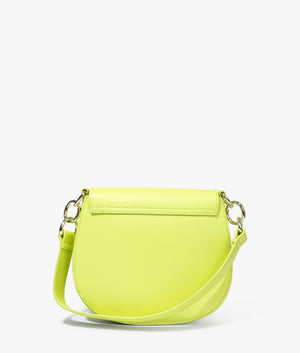 Ted Baker | Darcell branded webbing crossbody in lime | EQVVS Womens