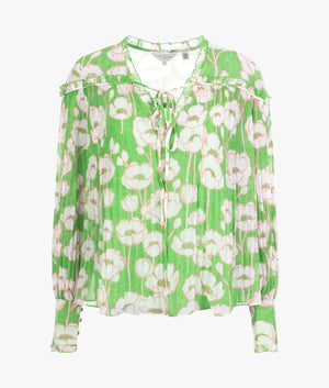 Ellerie swing blouse in green