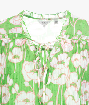 Ellerie swing blouse in green