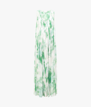 Milasan floaty maxi cover up in green