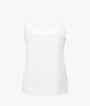 Andreno strappy cami in white