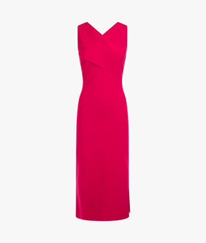 Mikella bodycon knit dress in bright pink