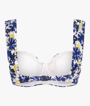 Pippea soft cup bikini top in blue