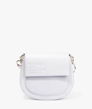 Daliai branded webbing crossbody in light grey