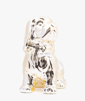 Havierr dog money box in gold