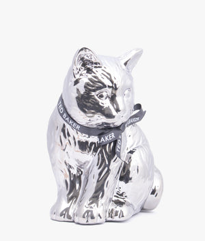 Mrvivo cat money box in silver