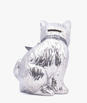 Mrvivo cat money box in silver