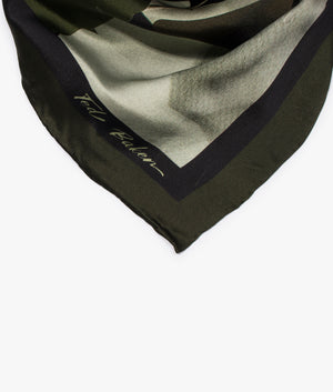 Anikaay square silk scarf in black
